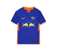 Nike Rblz Y NK BRT Stad JSY SS AW T-Shirt, Unisex niños, Concord/OPTI Yellow Full Sponsor, XS