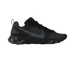 Nike React Element 55 Hombre Running Trainers CJ0782 Sneakers Zapatos (UK 6 US 7 EU 40, Black Flash Crimson 001)