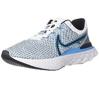 NIKE React Infinity Run FK 3, Zapatillas Deportivas Hombre, White Black Blue Orbit Chlorine Blue, 41 EU