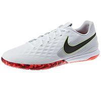 NIKE React Legend 8 Pro IC, Sneaker Unisex Adulto, White/Black-Grey Fog-BRT Crimson-Ghost Green, 44.5 EU