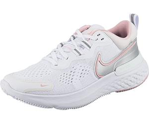 NIKE React Miler 2 Zapatos White/Pink Glaze-Light Soft Pi 38