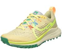 NIKE React Pegasus Trail 4, Sneaker Mujer, Equipo de Oro Volt Baltic Blue Stadium Green, 37.5 EU