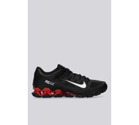 Nike Reax 8 TR - Zapatos de entrenamiento de malla para hombre, Negro/Plateado Metálico/Rojo Universitario, 9.5