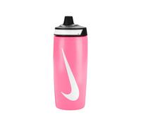 Nike - Botella Refuel Grip 18 Oz, Unisex, Pink Glow-Black-White