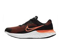 Nike Renew Run 2 (GS), Zapatillas de Fútbol Unisex - Niños, Negro Black Hyper Crimson Chile Red Green Glow White Dk Smoke Grey, 36.5 EU
