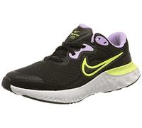 NIKE Renew Run 2, Zapatillas de Gimnasio, Black Lt Lemon Twist Lilac White, 37.5 EU