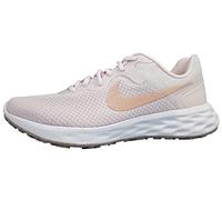 NIKE Revolution 6, Zapatillas de Gimnasia Mujer, Light Violet Champagne White, 38 EU