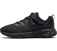 NIKE Revolution 6, Zapatillas de Gimnasia Unisex niños, Black Dark Smoke Grey Black Band, 27.5 EU