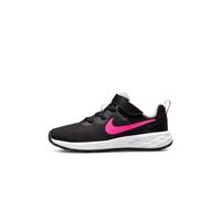 NIKE Revolution 6, Zapatillas de Gimnasia Unisex niños, Black Hyper Pink Foam Pink, 22 EU