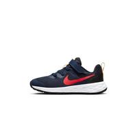 NIKE Revolution 6, Zapatillas de Gimnasia Unisex niños, Midnight Navy Bright Crimson Black, 18.5 EU