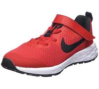 NIKE Revolution 6, Zapatillas de Gimnasia Unisex niños, University Red Black Red Band, 25 EU