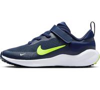 NIKE Revolution 7 Schuh für Ältere Kinder, Calzado, Midnight Navy Volt Volt Tint White, 38.5 EU