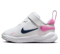 NIKE Revolution 7 Zapatillas-Bebé e Infantil, Shoes Unisex niños, White/Midnight Navy-Playful Pink, 19.5 EU
