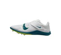 Nike Rival Jump Track & Field Salto Spikes (DR2756-100, blanco/apenas verde/volt/abeto brillante), Blanco/apenas verde/volt/abeto brillante, 44 EU