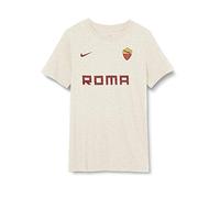 Nike Roma B NK tee Core Match T-Shirt, Niños, Oatmeal Heather, M