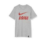 Nike Roma B NK tee TR Ground T-Shirt, Niños, dk Grey Heather, M