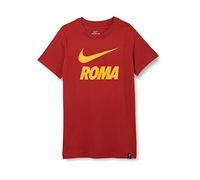 Nike Roma B NK tee TR Ground T-Shirt, Niños, Team Crimson, M
