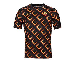 Nike Roma M NK BRT Top SS PM T-Shirt, Hombre, Black/University Gold/University Gold No Sponsor-Plyr, L