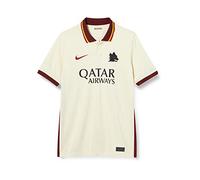 Nike Roma Y NK BRT Stad JSY SS AW T-Shirt, Unisex niños, Pale Ivory/Fossil/Dark Team Red Full Sponsor, XL