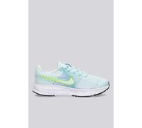 Nike Run Defy Straßenlaufschuh für Damen, Zapatillas para Correr Mujer, Glacier Blue Lt Lemon Twist Royal Pulse, 38 EU