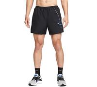 Nike Run Division Challenger - Pantalones Cortos para Hombre, Color Negro/Azul Medio, XXL