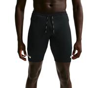 Nike Running - Ropa para trail running - M Nike Dri-Fit ADV Aeroswift Short Tight Black Summit White de Lana - Talla L - Negro Negro L