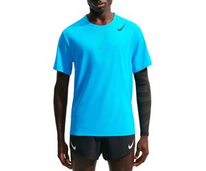 Nike Running - Ropa para trail running - M Nike Dri-Fit ADV Aeroswift SS Top Lt Current Blue Black - Talla S - Azul Azul S
