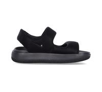 Nike- Sandalia Negra de Goma con Diseño Contorneado- Sport- Mujer- Negro- 36 1/2 EU- Sandalia Negra de Goma con Diseño Contorneado