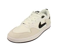 NIKE SB Alleyoop Hombre Trainers CJ0882 Sneakers Zapatos (UK 12 US 13 EU 47.5, White Black White 100)