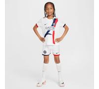 NIKE Segunda Equipación Stadium París Saint-Germain 2024/25 Equipación De Tres Piezas Replica Football - Niño/A Pequeño/A, White/Midnight Navy/Midnight Navy, FN9205-101, S