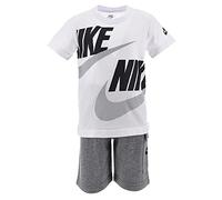 Nike Set HBR CARGO FIT 66J213 (24 meses, blanco/gris/negro-GEH)