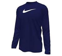 NIKE Shirt, Camisa Henley Unisex Adulto, Midnight Navy, Small