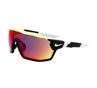 Nike SHOW X RUSH E DZ7369 010 Matte Black/Field Tint Sunglasses Unisex Iniettato, Shield, 58