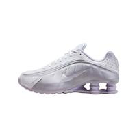 NIKE Shox R4 - Zapatillas deportivas para mujer, Blanco Plata Lila, 42 EU