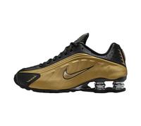 Nike Shox R4 - Zapatos para mujer (AR3565-005, negro/plateado metálico/dorado metálico), Negro/plateado metálico/dorado metálico, 39 EU