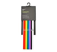 Nike Skinny Headbands 8 PK Elásticos Tennis Swoosh Pelo Pack 8 Piezas (Pimento/Orange Blaze/Sunlight)