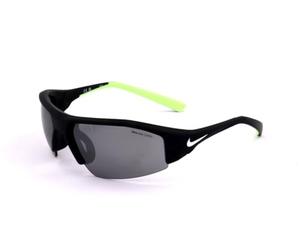Nike SKYLON ACE 22 DV2148 011 Black/Silver Flash Sunglasses Unisex Iniettato, Modified Rectangle, 70