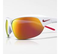 Nike Skylon Ace IU8046 - Gafas de sol deportivas para correr, entrenamiento al aire libre, color blanco/gris y rojo Mirror, talla única