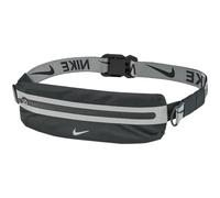 NIKE Slim 4 Cinturón para Correr, Juventud Unisex, Negro/Negro/Plateado, Talla única