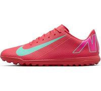 Nike Soccer Shoe Mercurial Vapor 16 Club Botas De Fútbol De Perfil Bajo TF, Ember Glow/Aurora Green, FQ8446-800, 39 EU (6.5 US)