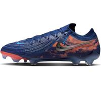 Nike Soccer Shoe Phantom Gx 2 Elite Erling Haaland Botas De Fútbol De Perfil Bajo FG, Blue Void/Chrome, HF6361-400, 45 EU (11 US)
