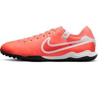 Nike Soccer Shoe Tiempo Legend 10 Pro Botas De Fútbol De Perfil Bajo para Moqueta - Turf, Hot Lava/White, DV4336-800, 45 EU (11 US)