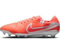 Nike Soccer Shoe Tiempo Legend 10 Pro Botas De Fútbol De Perfil Bajo para Terreno Firme, Hot Lava/White, DV4333-800, 43 EU (9.5 US)