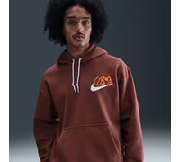 Nike Solo Swoosh Sudadera con capucha de tejido Fleece - Hombre - Marrón M