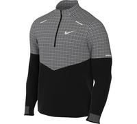 Nike Sphere Parte De Arriba De Running Repelente Al Agua con Media Cremallera Therma-Fit - Hombre, Black/Reflective Silv, FZ1115-010, M