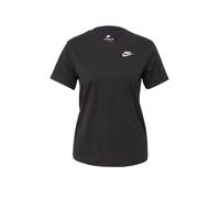 Nike Sportswear Camiseta 'Club Essential' negro / blanco, Talla S