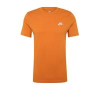 Nike Sportswear Camiseta 'CLUB' mandarina / blanco S mandarina / blanco