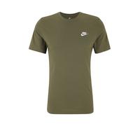 Nike Sportswear Camiseta 'CLUB' oliva / blanco M oliva / blanco