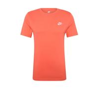 Nike Sportswear Camiseta 'CLUB' rojo anaranjado / blanco M rojo anaranjado / blanco