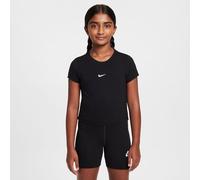 Nike Sportswear Camiseta Corta - Niña, Black, HF7010-010, L